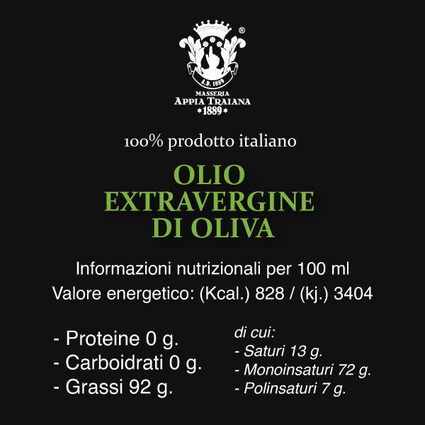 Olio-oliva-extravergine-puglia-salento-valori-nutrizionali masseria appia traiana 2
